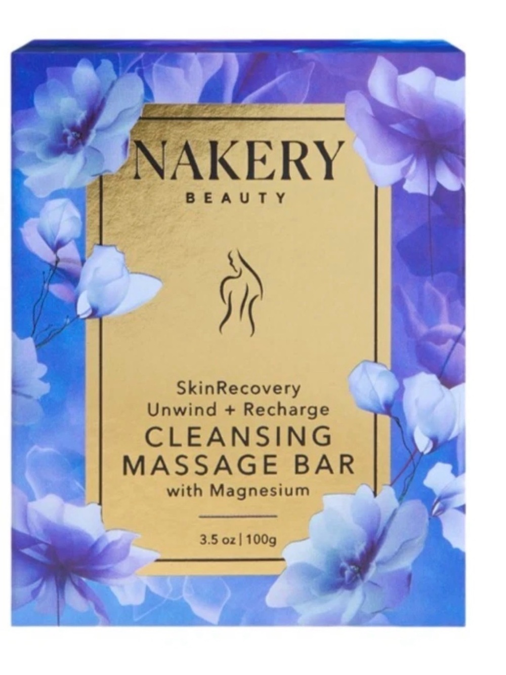 Nakery Beauty Cleansing Massage Bar - Skin Recovery with Magnesium